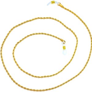 Boho Beach Sunny Necklace - Twisted Chain Gold