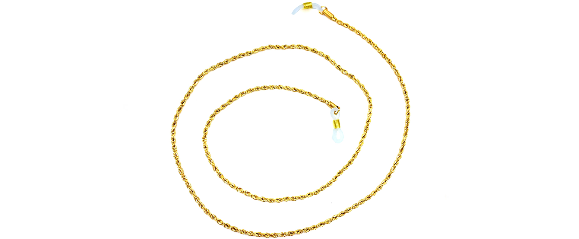 Boho Beach Sunny Necklace - Twisted Chain Gold
