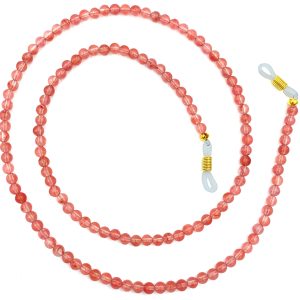 Boho Beach Sunny Necklace - Cherry Quartz