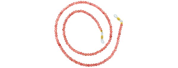 Boho Beach Sunny Necklace - Cherry Quartz
