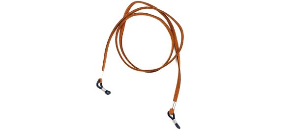 Boho Beach Sunny Necklace - Flat Leather Brown