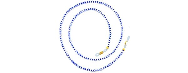 Boho Beach Sunny Necklace - Heishi Beads Blue